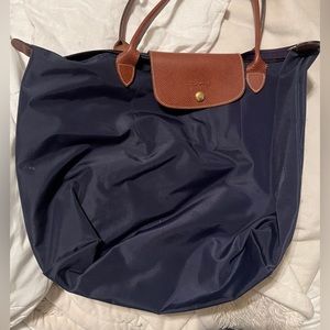 LONGCHAMP LE PLIAGE ORIGINAL M HANDBAG NAVY.